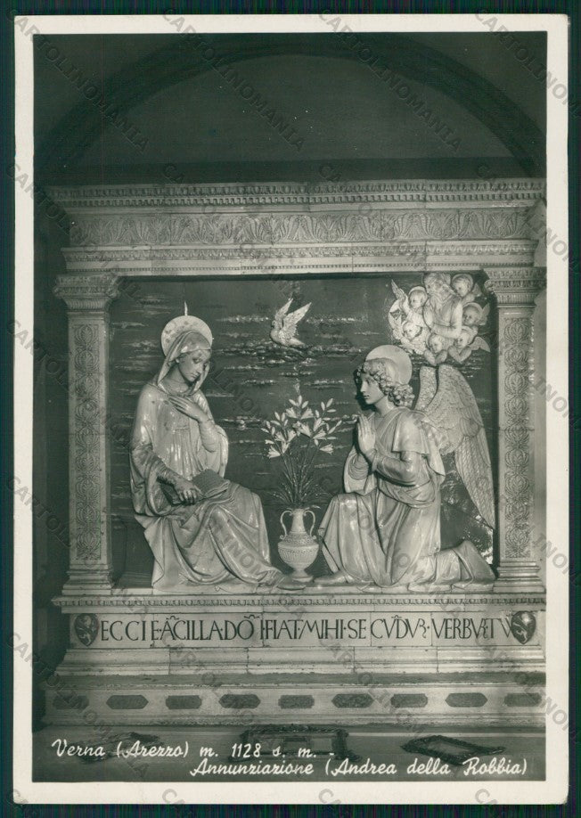 Arezzo Chiusa della Verna Santuario Andrea della Robbia FG cartolina VK3155 – fronte