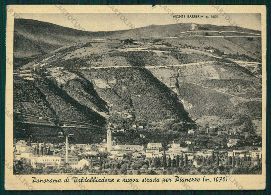 Treviso Valdobbiadene Pianezze Monte Barberia STRAPPINO FG cartolina VK3157 – fronte