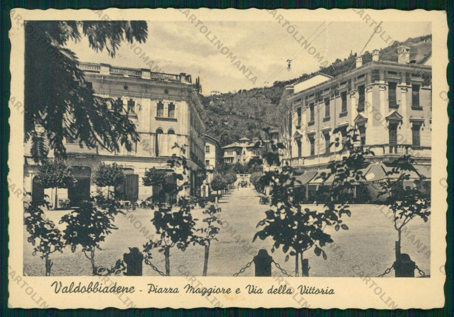 Treviso Valdobbiadene Piazza Maggiore FG cartolina VK3158 – fronte