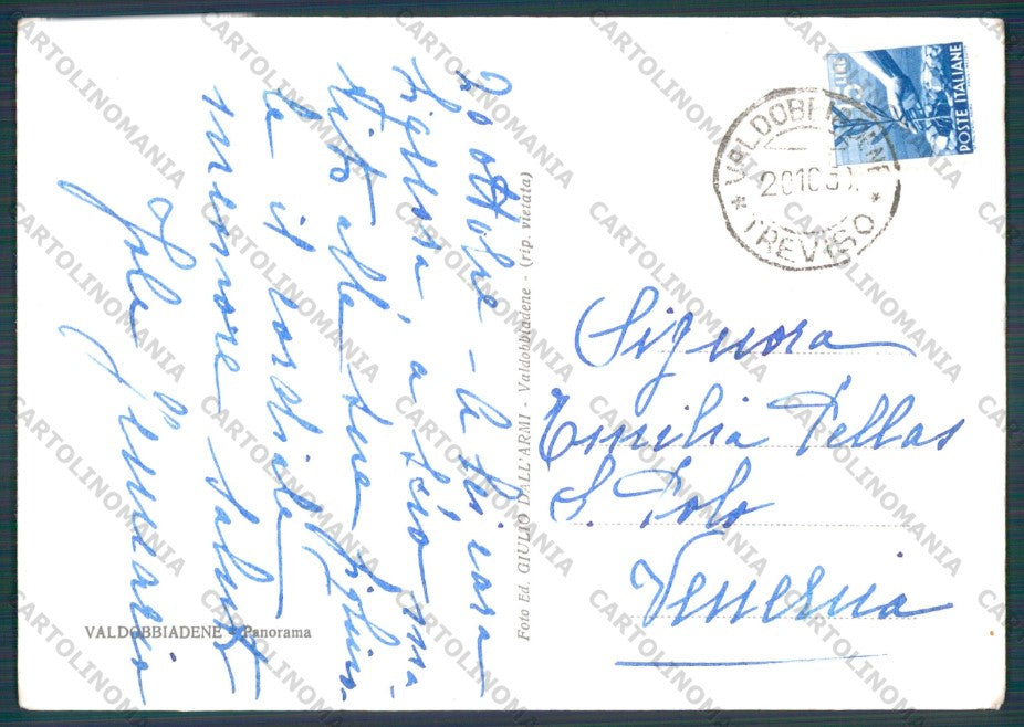 Treviso Valdobbiadene Foto FG cartolina VK3161 – retro