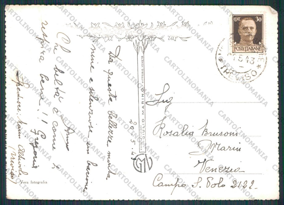 Treviso Valdobbiadene Foto FG cartolina VK3162 – retro