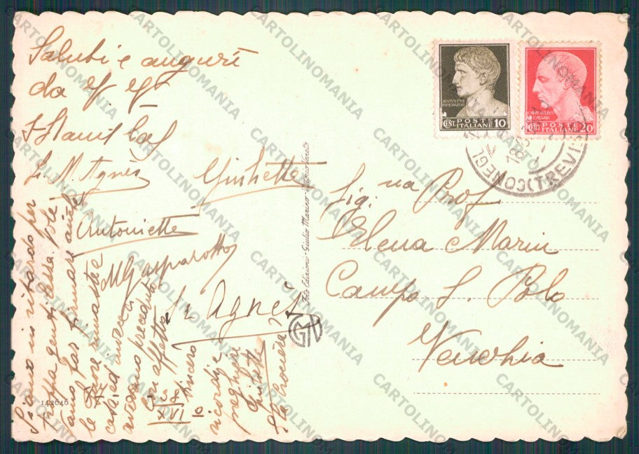 Treviso Vittorio Veneto PIEGHINE STRAPPINO FG cartolina VK3170 – retro