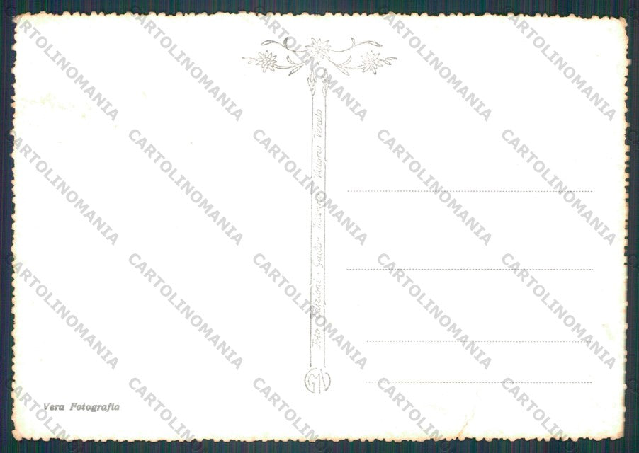 Treviso Vittorio Veneto Santuario Sant'Augusta PIEGHE Foto FG cartolina VK3175 – retro