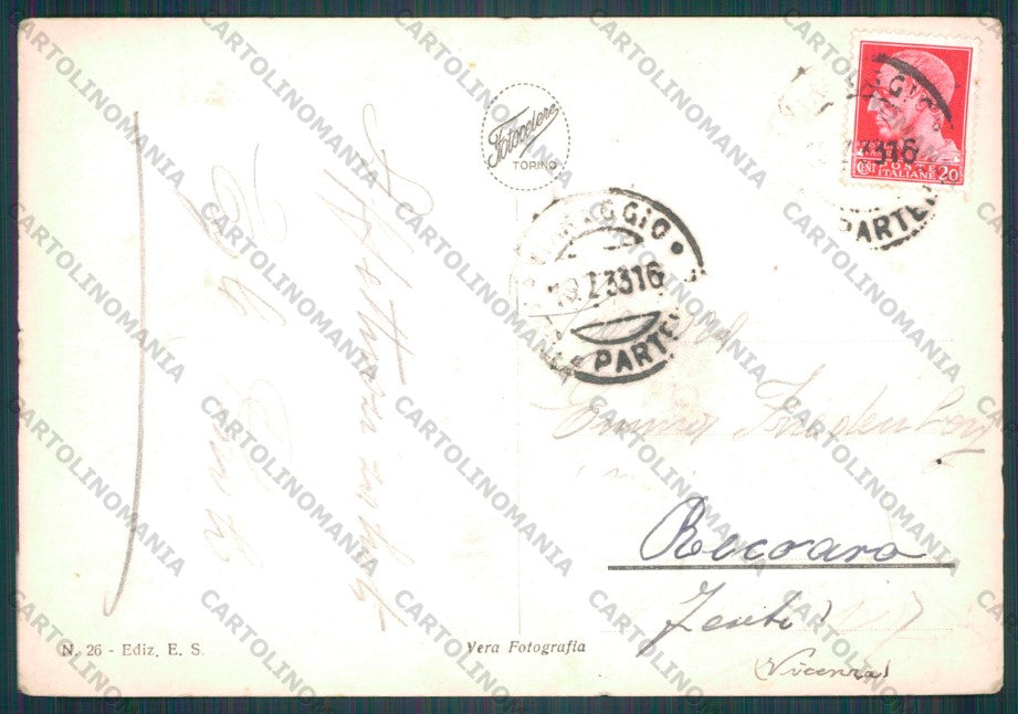 Lucca Viareggio Molo PIEGHINE FG cartolina VK3180 – retro