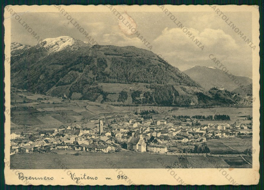 Bolzano Vipiteno ABRASA PIEGA FG cartolina VK3186 – fronte