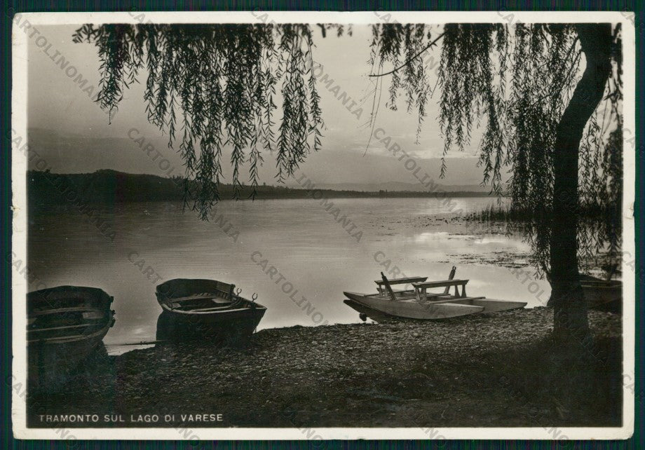 Varese Città Lago di Barche STRAPPINI Foto FG cartolina VK3198 – fronte