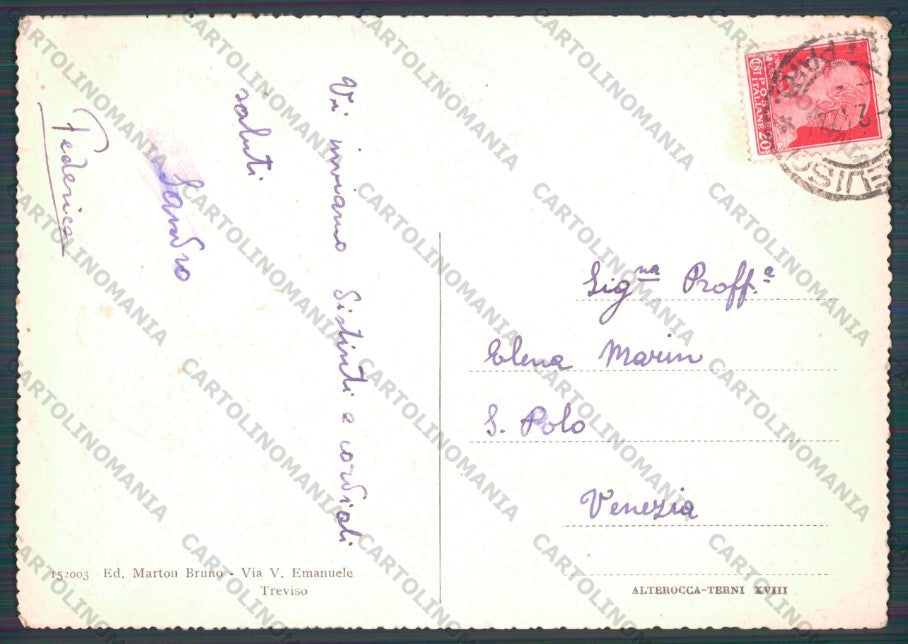 Treviso Città San Nicolò PIEGHINE FG cartolina VK3211 – retro