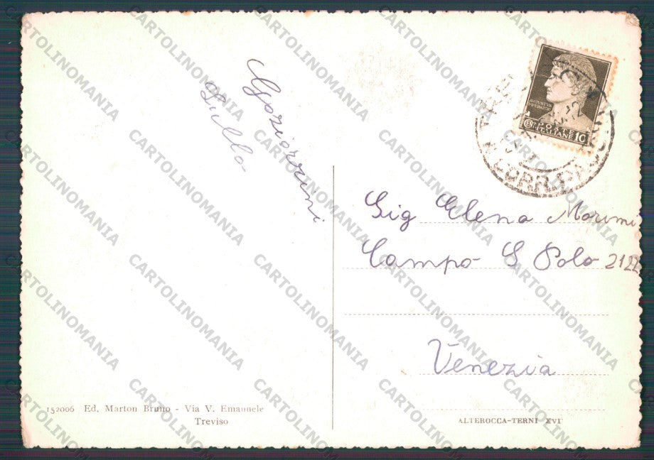 Treviso Città Battistero FG cartolina VK3212 – retro