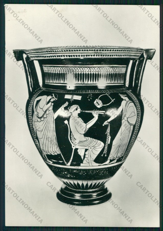 Taranto Città Museo Ceramica Attica PIEGA Foto FG cartolina VK3232 – fronte