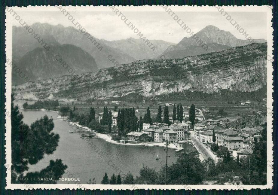 Trento Torbole Lago di Garda PIEGA Foto FG cartolina VK3234 – fronte