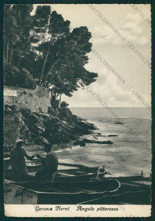 Genova Nervi PIEGA FG cartolina VK3236 – fronte