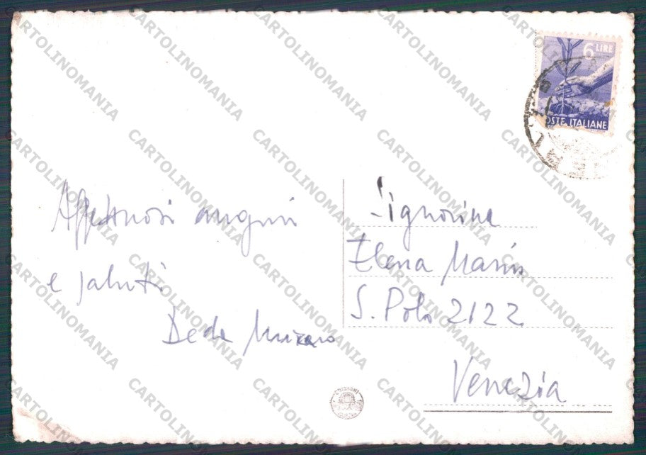 Genova Nervi PIEGA FG cartolina VK3236 – retro