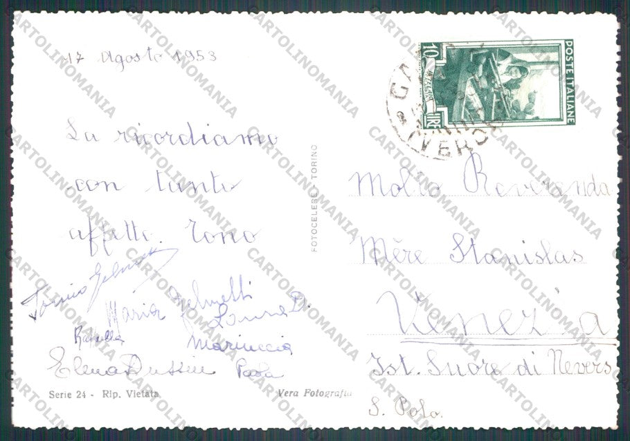 Verona Garda lago di Foto FG cartolina VK3246 – retro