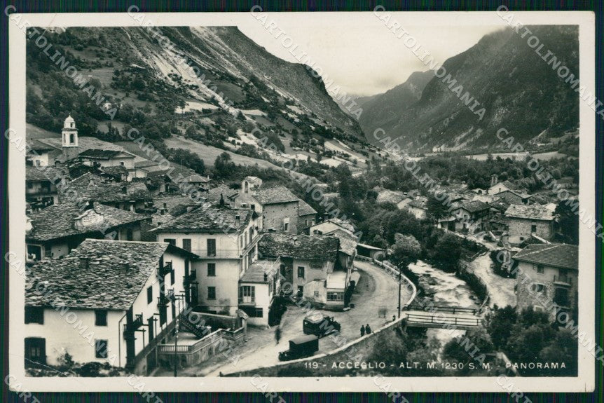 Cuneo Acceglio Auto Foto cartolina VK3268 – fronte