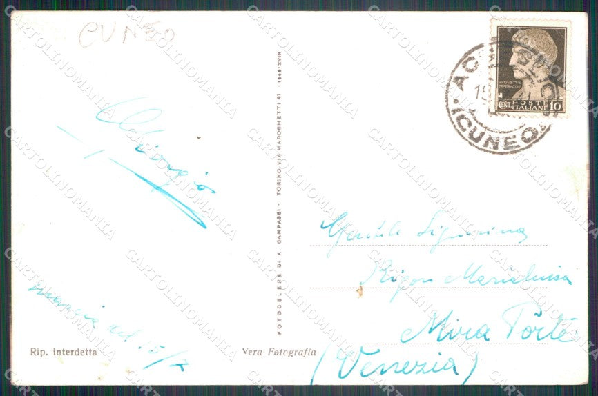 Cuneo Acceglio Auto Foto cartolina VK3268 – retro