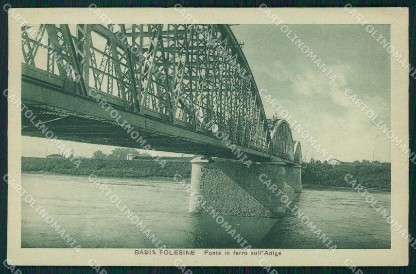 Rovigo Badia Polesine Ponte sull'Adige cartolina VK3280 – fronte