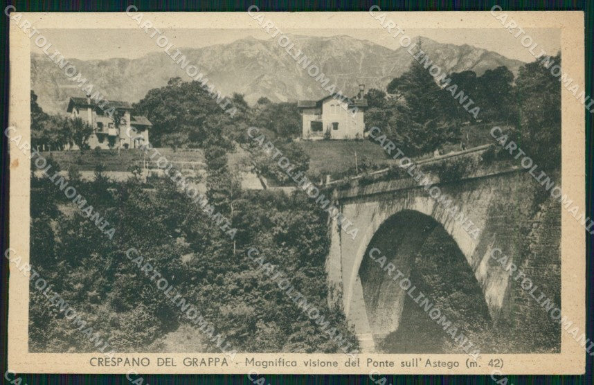 Treviso Crespano del Grappa Ponte sull'Astego cartolina VK3313 – fronte