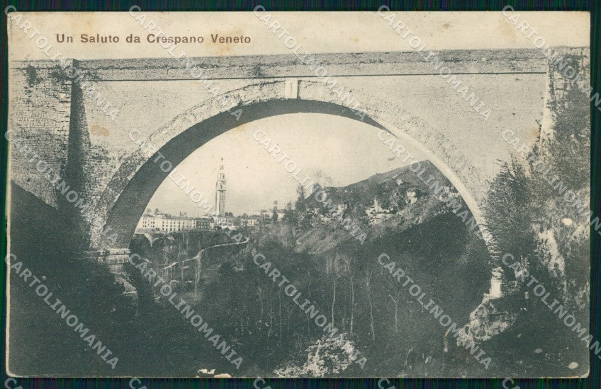 Treviso Crespano Veneto cartolina VK3314 – fronte