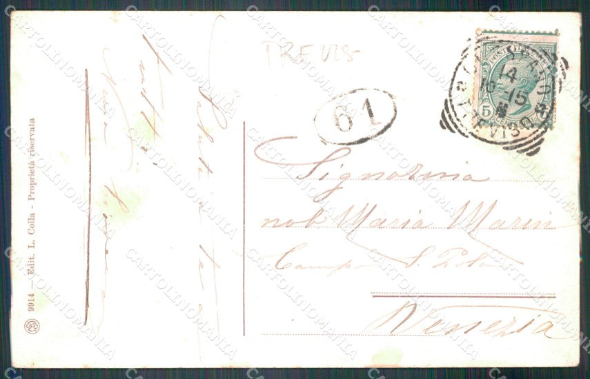 Treviso Crespano Veneto cartolina VK3314 – retro