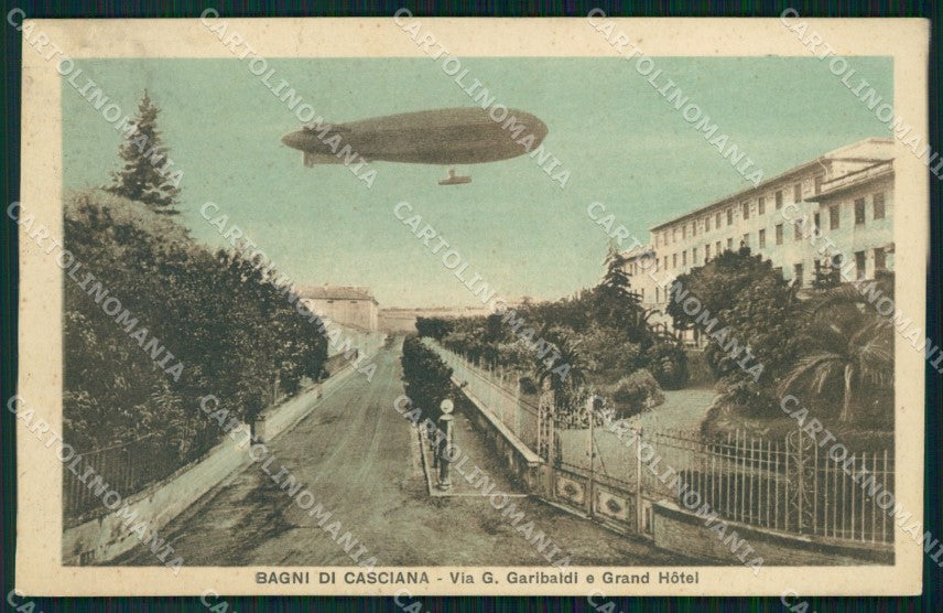 Pisa Casciana Bagni di Dirigibile cartolina VK3335 – fronte