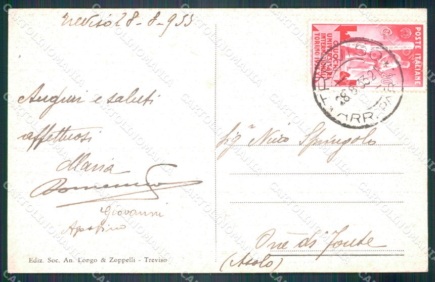 Treviso città Poste cartolina VK3346 – retro