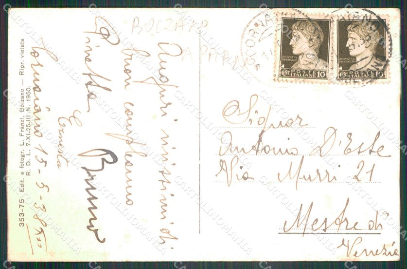 Bolzano Appiano Cornaiano PIEGA cartolina VK3359 – retro