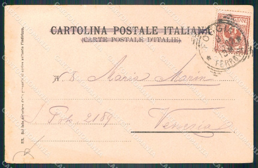 Foggia città San Francesco Saverio STRAPPINO cartolina VK3373 – retro