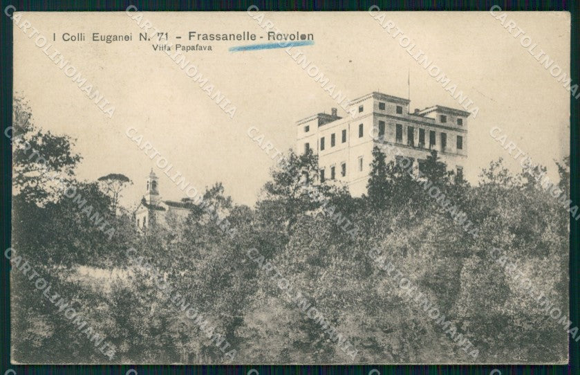 Padova Rovolon Frassanelle Villa Papafava cartolina VK3379 – fronte
