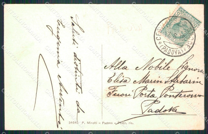 Padova Rovolon Frassanelle Villa Papafava cartolina VK3379 – retro