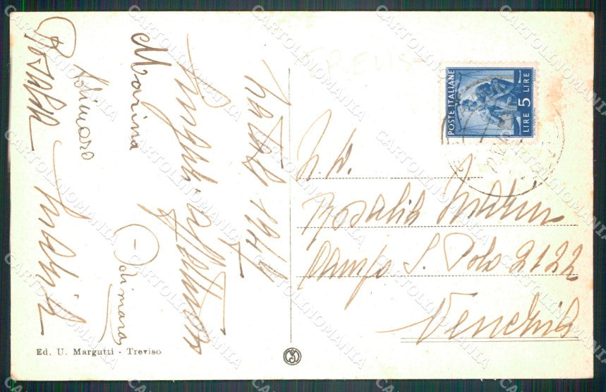 Treviso Istrana Villa Moretti Adimari cartolina VK3389 – retro
