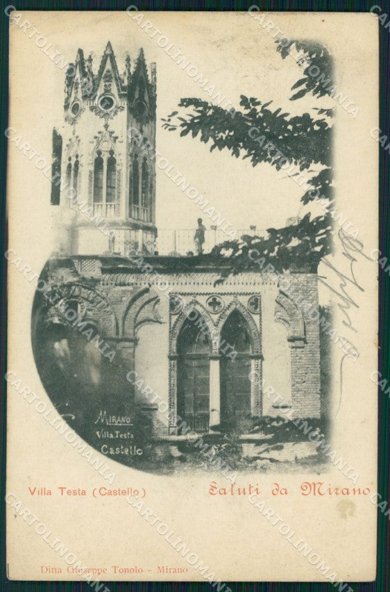 Venezia Mirano Villa Testa cartolina VK3419 – fronte