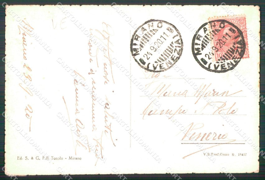 Venezia Mirano Villa Testa cartolina VK3423 – retro