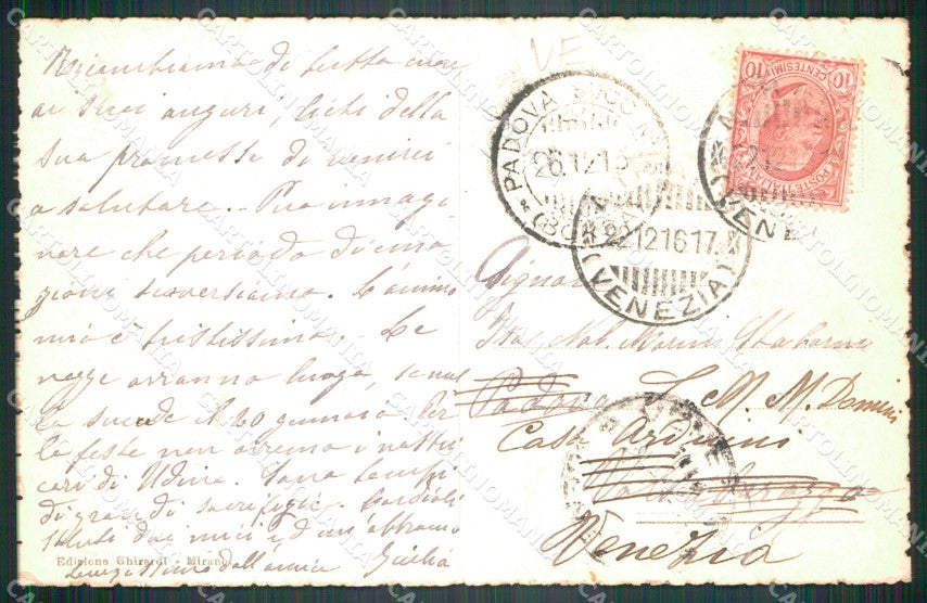 Venezia Mirano Villa Grimani cartolina VK3426 – retro