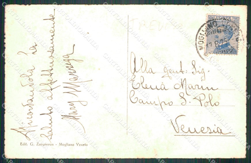 Treviso Mogliano Veneto Villa Stucchi cartolina VK3431 – retro