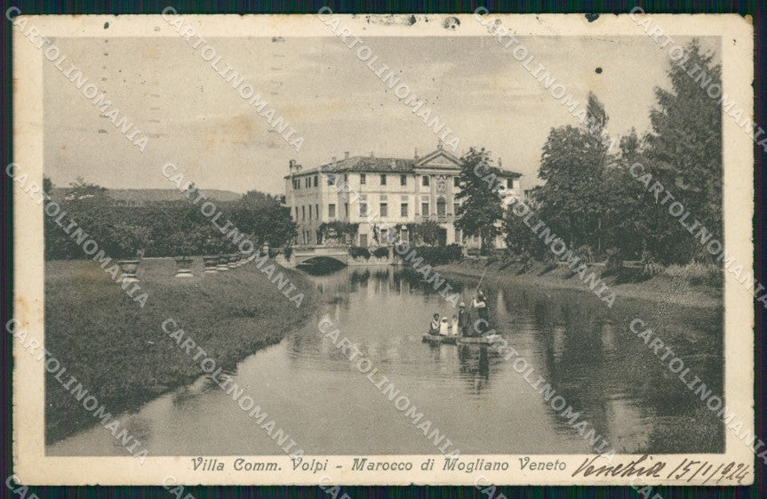 Treviso Mogliano Veneto Marocco Villa Volpi MACCHIE cartolina VK3433 – fronte