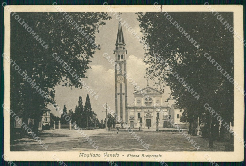 Treviso Mogliano Veneto Chiesa Arcipretale ANGOLINO SCOLLATO cartolina VK3436 – fronte