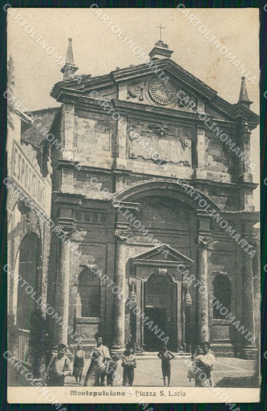 Siena Montepulciano Piazza Santa Lucia cartolina VK3451 – fronte