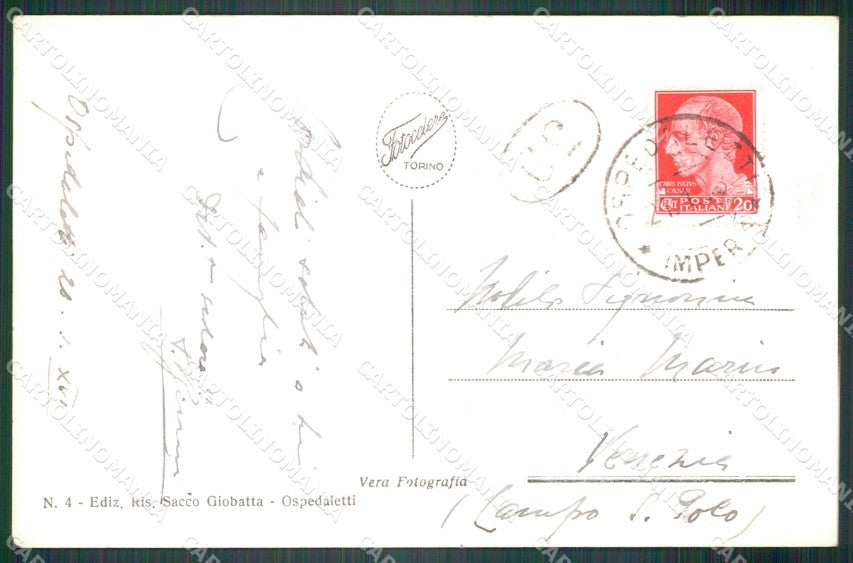 Imperia Ospedaletti Foto cartolina VK3461 – retro