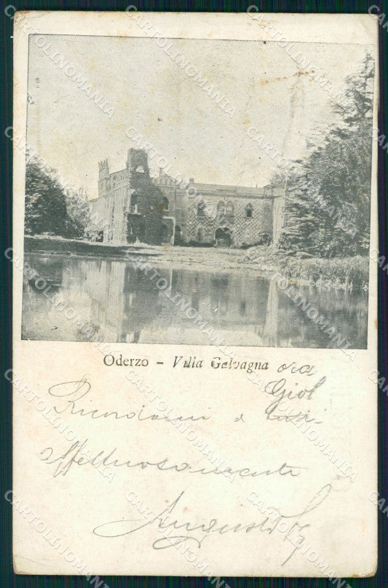 Treviso Oderzo Villa Galvagna cartolina VK3462 – fronte