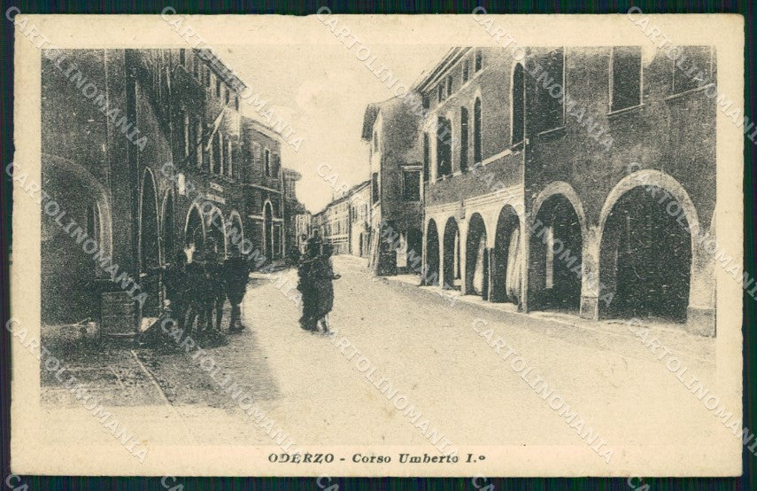 Treviso Oderzo Corso Umberto I cartolina VK3468 – fronte