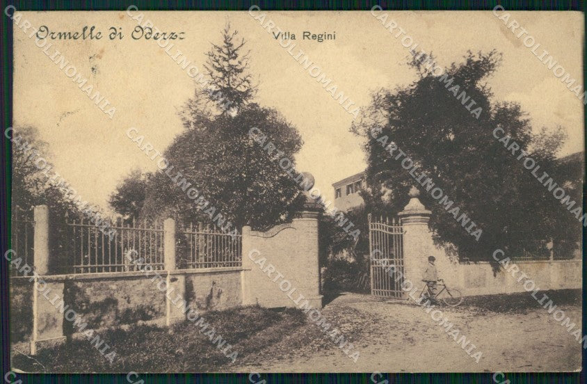 Treviso Ormelle di Oderzo Villa Regini cartolina VK3469 – fronte