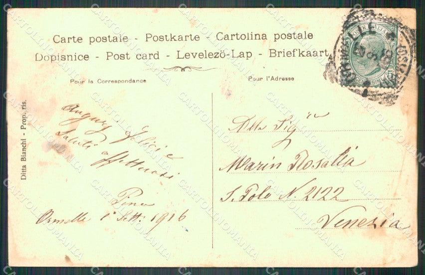 Treviso Ormelle di Oderzo Villa Regini cartolina VK3469 – retro