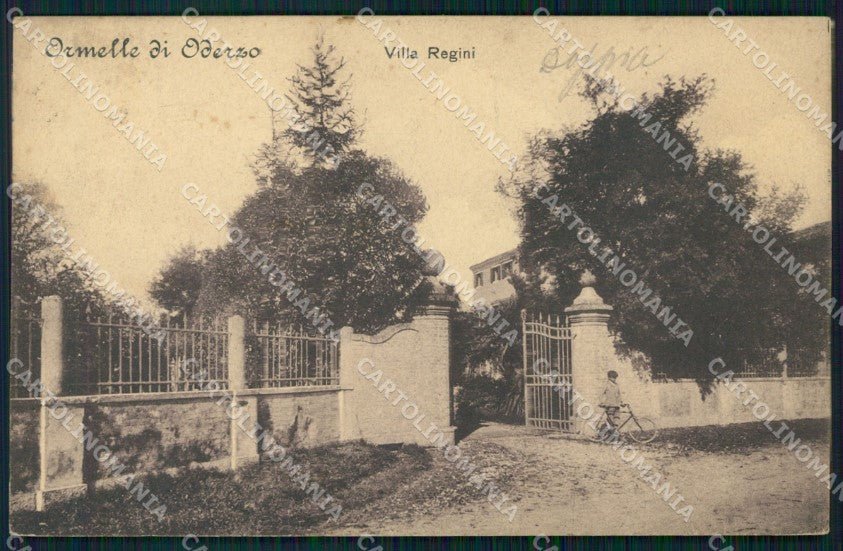 Treviso Ormelle di Oderzo Villa Regini cartolina VK3470 – fronte