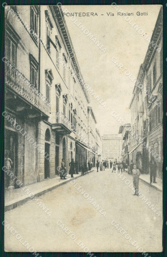 Pisa Pontedera Via Ranieri Gotti cartolina VK3494 – fronte