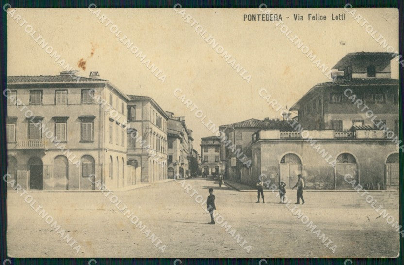 Pisa Pontedera Via Felice Lotti cartolina VK3495 – fronte
