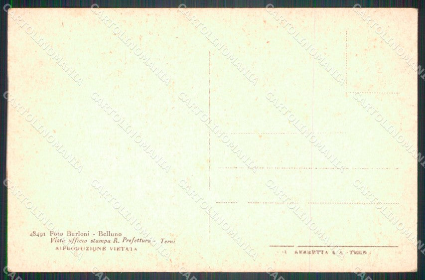 Belluno Pieve di Cadore Panorama cartolina VK3504 – retro