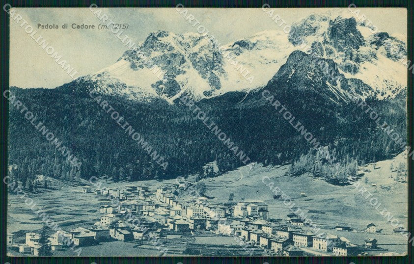 Belluno Comelico Superiore Padola di Cadore cartolina VK3517 – fronte