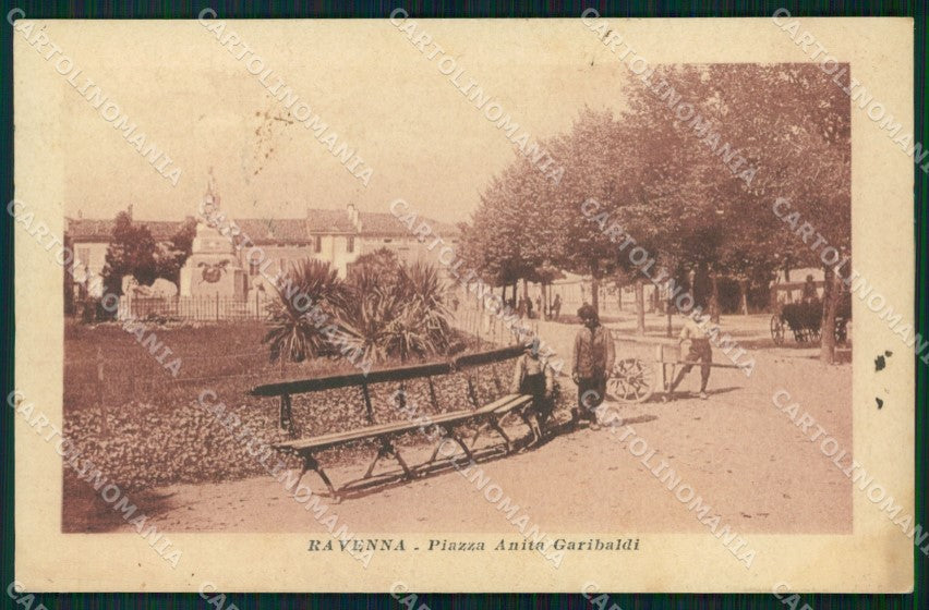 Ravenna città Piazza Anita Garibaldi cartolina VK3529 – fronte