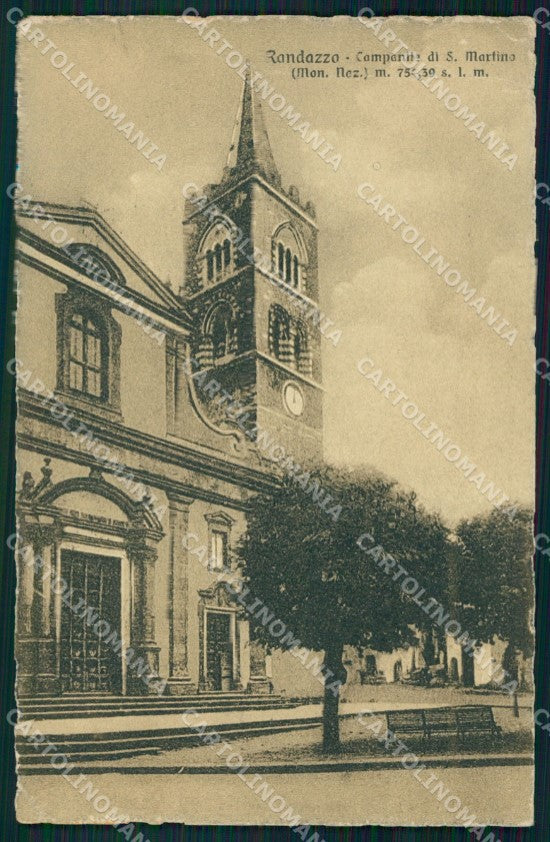 Catania Randazzo Campanile San Martino cartolina VK3532 – fronte