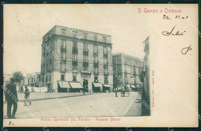 Napoli San Giorgio a Cremano Piazza Garibaldi cartolina VK3537 – fronte